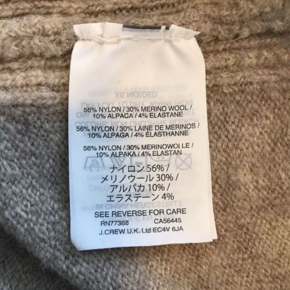 Cozy Beige Merino Alpaca Turtleneck Sweater - Picture 7 of 7